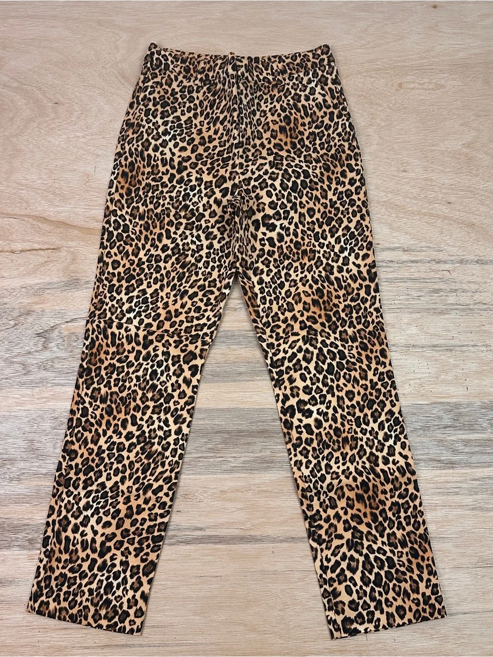 Caroline Bosmans Girls Leopard Print Kids Trouser Pants